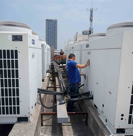 龙江中央空调制热和不制冷系统维修方法